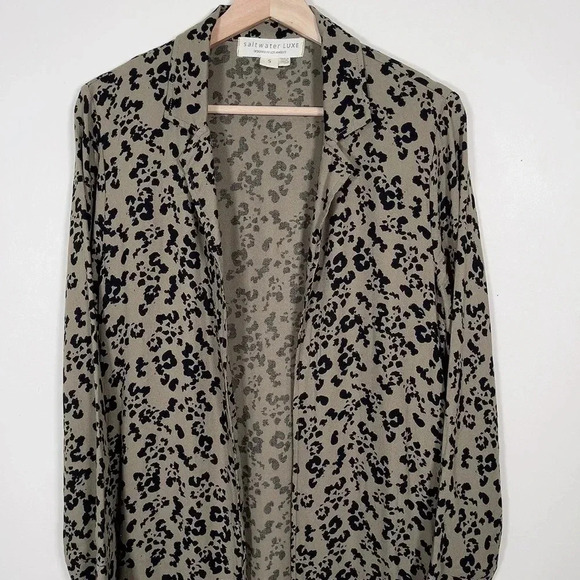 SALTWATER LUXE | PREMIUM LUXE ANIMAL PRINT BOHO DUSTER ROBE - Picture 6 of 14
